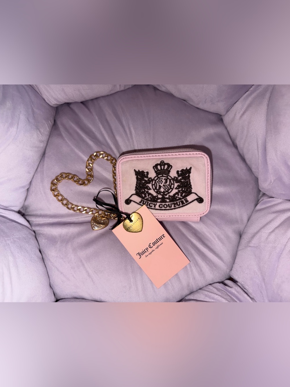 Juicy Couture Pink Scottie Dog Wallet